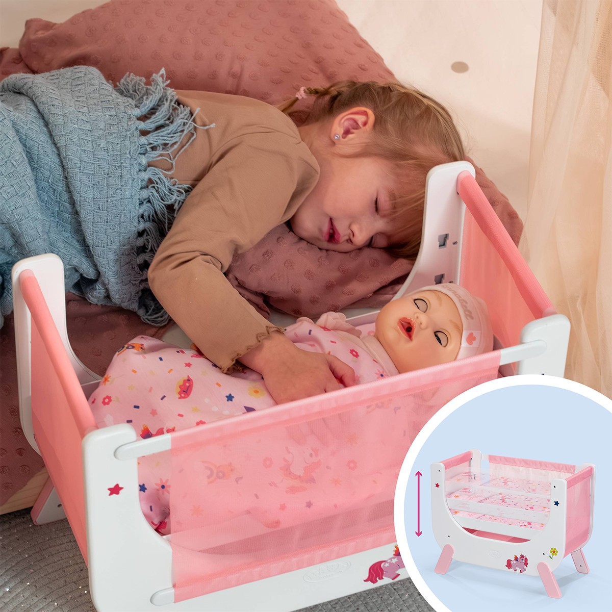 Ліжечко для ляльки BABY born – Сни Єдинорога — фото 4