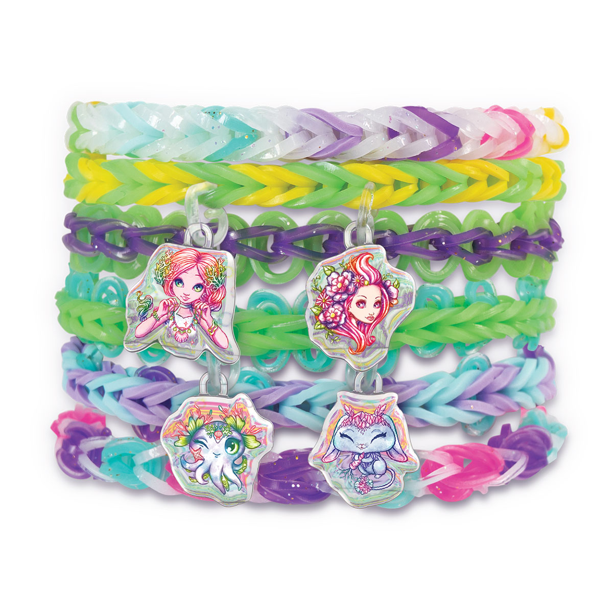 Набор для создания украшений Nebulous Stars серии "Rainbow Loom™" с подвесками – Небесная Фантазия — фото 4
