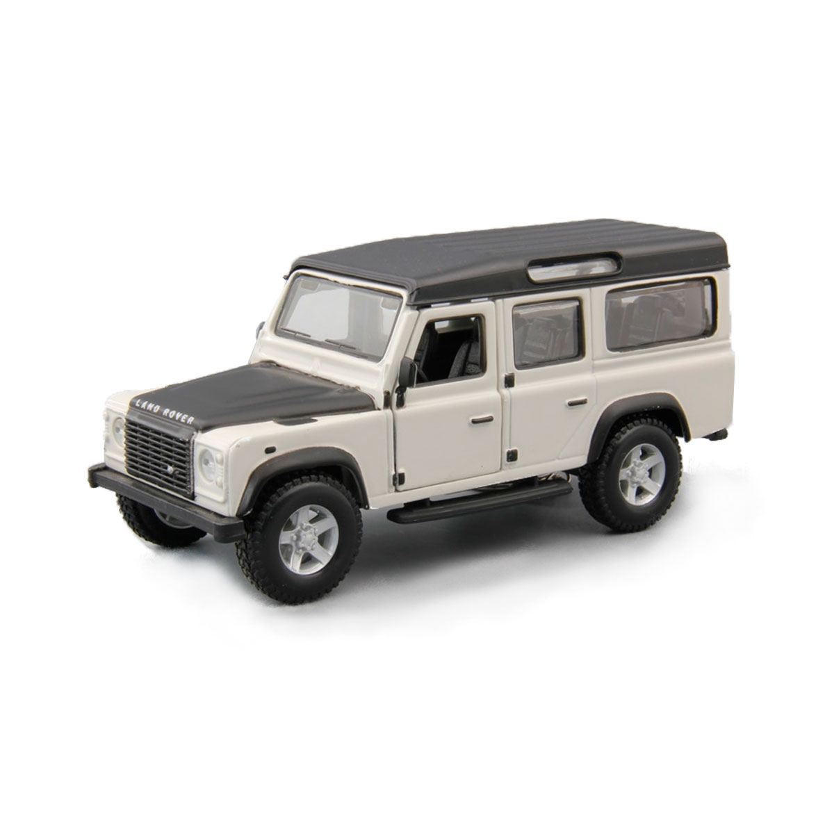 Автомодель - LAND Rover Defender 110 (асорті білий, помаранчевий металік 1:32) — фото 4