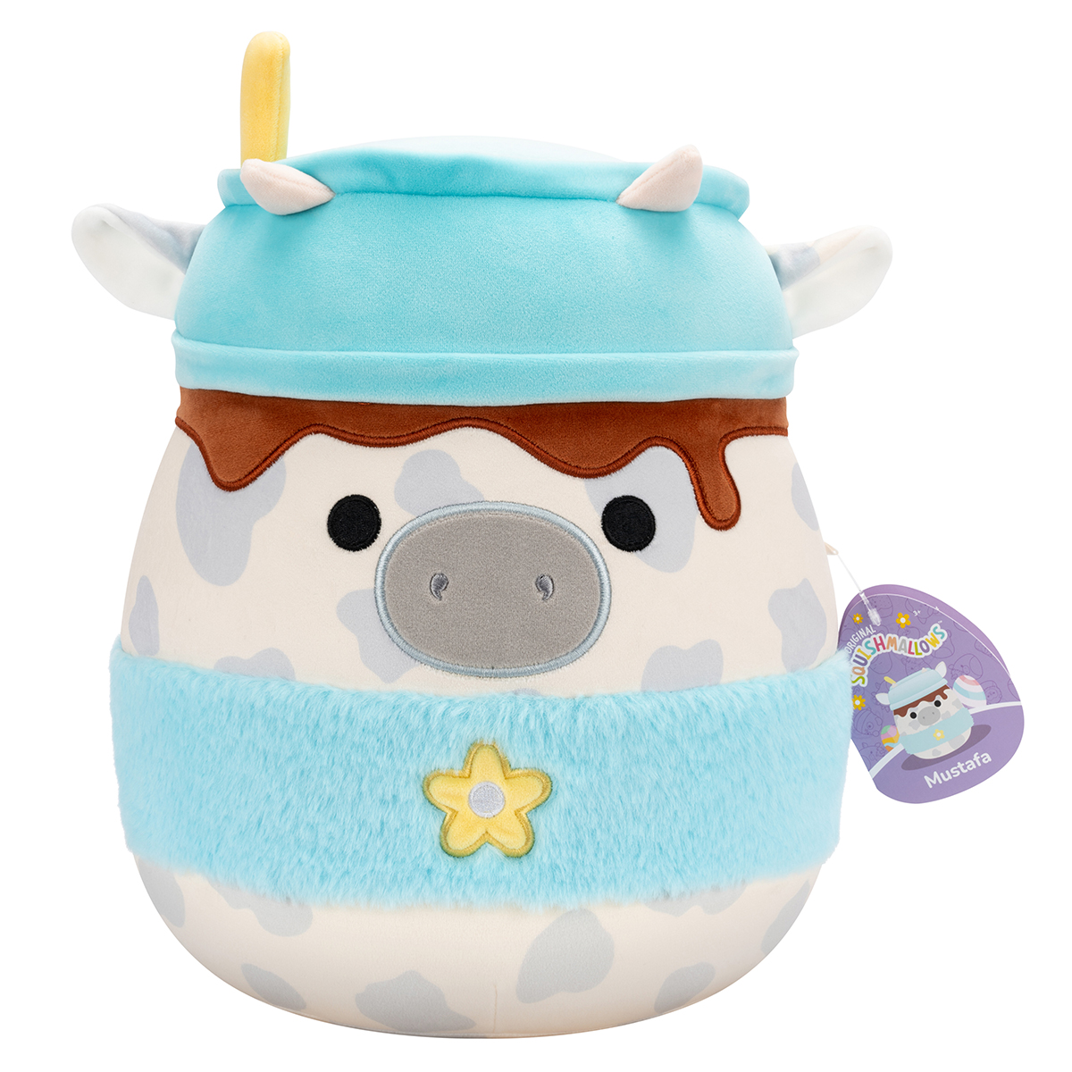 М'яка іграшка Squishmallows – Сіра Корівка (30 cm) — фото 7