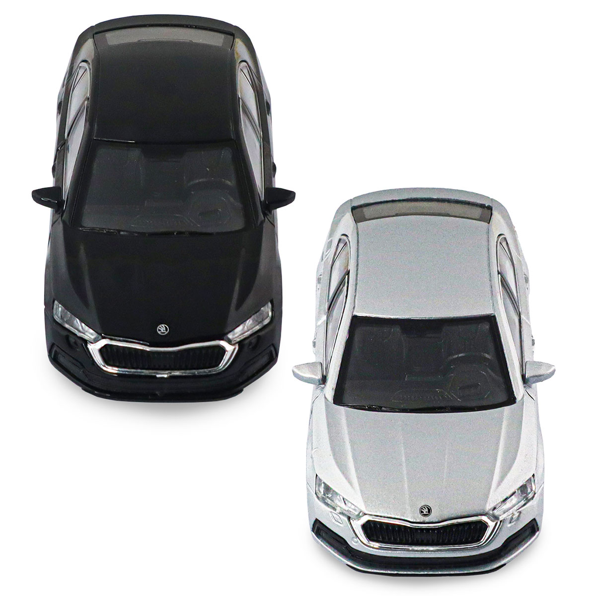 Автомодель - Skoda Octavia (черный, серебристый) — фото 14