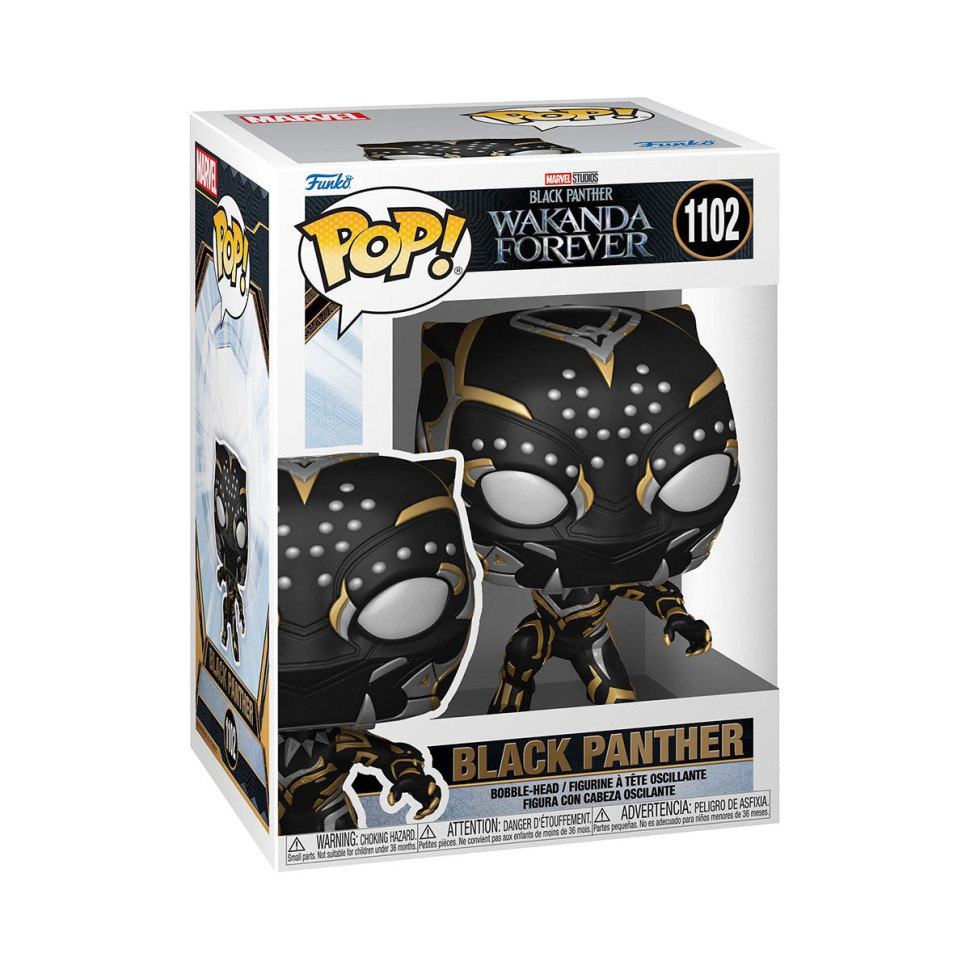 Игровая фигурка Funko Pop! cерии Черная пантера: Ваканда навсегда" Черная пантера" 66718 — фото 3