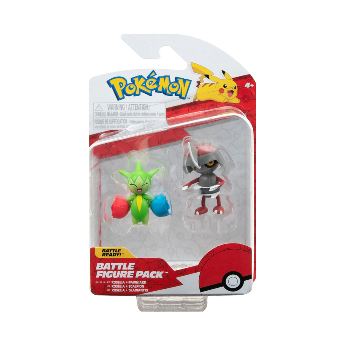 Набор игровых фигурок Pokemon W15 - Поньярд и Розелия