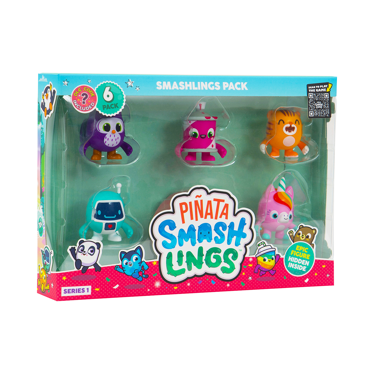 Набір фігурок Pinata Smashlings – Кумедні Герої (6 фігурок, в асорт.) — фото 2