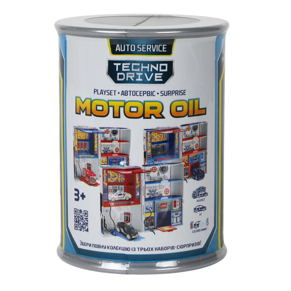 Игровой набор "Motor Oil - Автосервис с минимоделью" SK-112YKS, изменение цвета, в ассортименте — фото 2