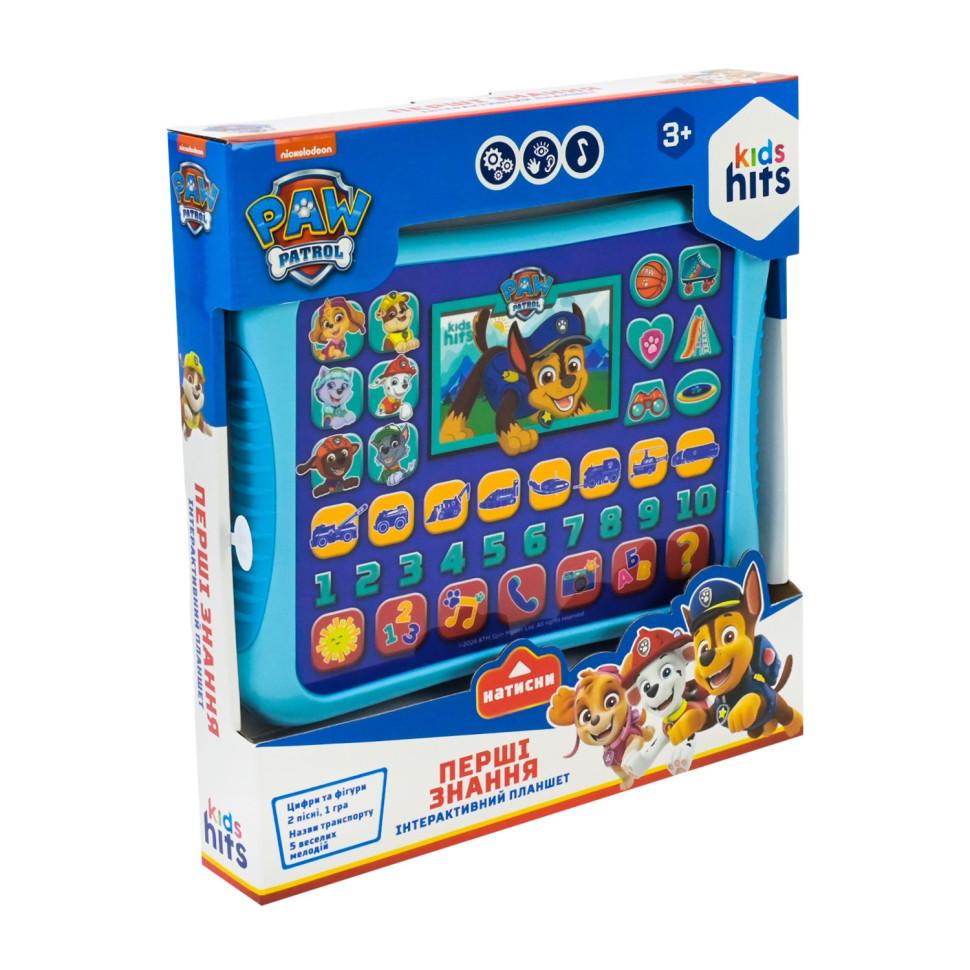 Дитячий розвиваючий планшет "Перші знання Paw Patrol" KH01/013L — фото 5