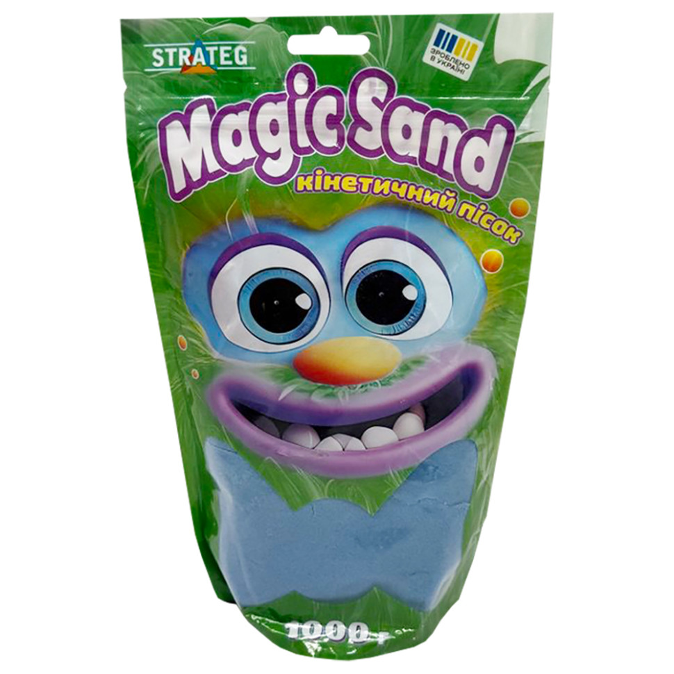 Креативна творчість "Кінетичний пісок Magic sand" 39404-3 блакитний 1 кг