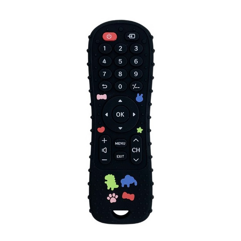 Силиконовый прорезыватель "Пульт" MGZ-0424(Black) черный