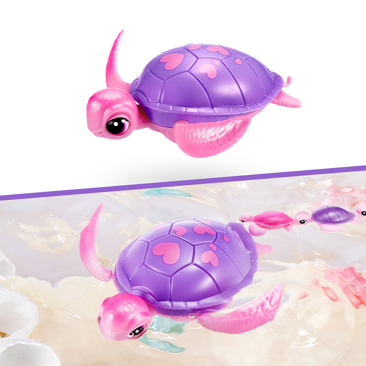 Інтерактивний ігровий набір Pets Alive серії "Mama & Baby Surprise" S1 – Мама Черепаха з Сюрпризом — фото 2