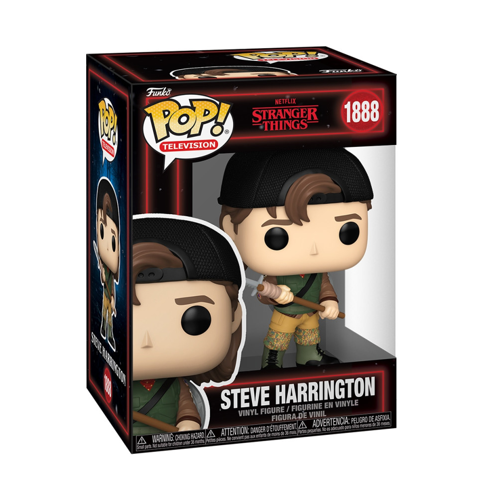 Игровая фигурка FUNKO POP! "Стив с копьем" Funko 94354 серии "Очень странные дела" — фото 2
