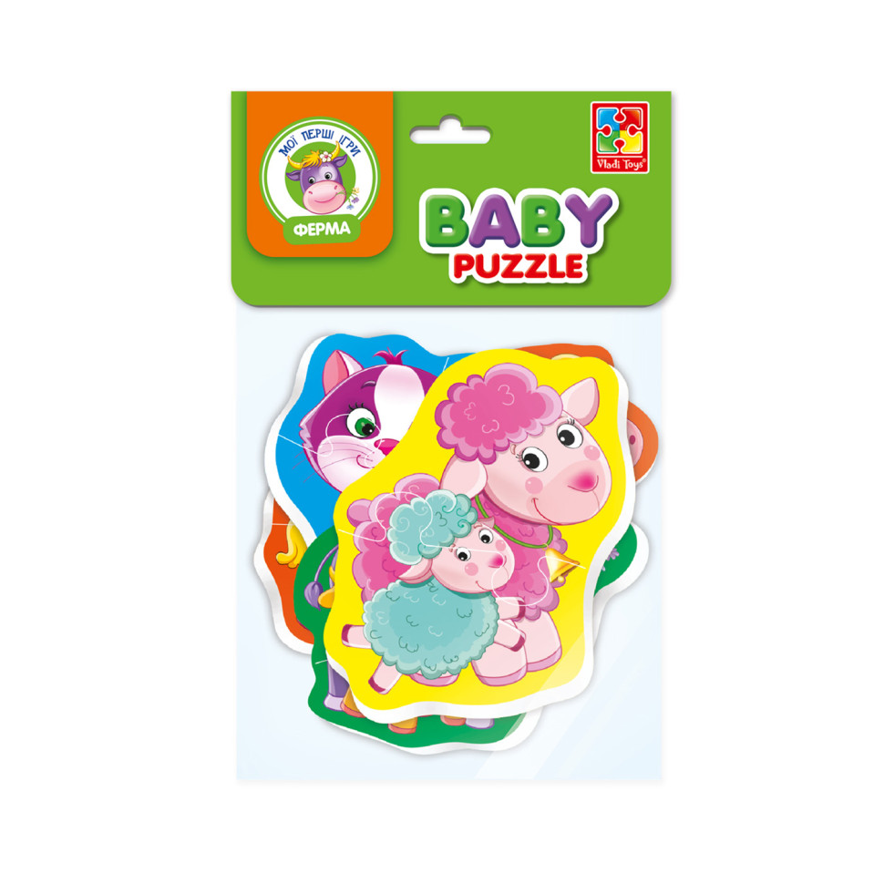 Дитячі пазли Baby Puzzle "Мама та малюк" Vladi toys VT1106-97 — фото 2
