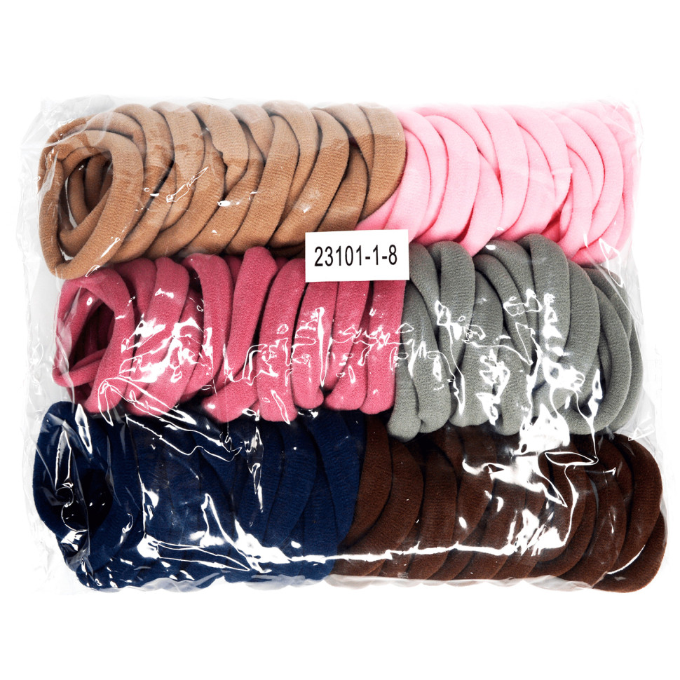 Резинки для волосся Різнокольорові-1 0307-1114-1, 100 штук — фото 3