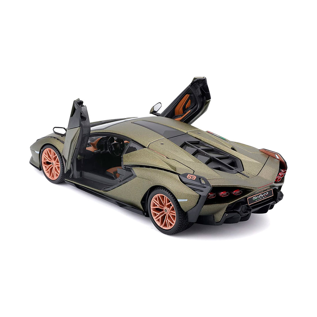 Автомодель - Lamborghini Sián FKP 37 (асорті зелений металік, червоний металік, 1:24) — фото 3