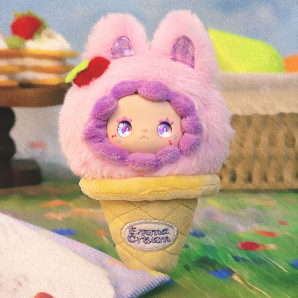 Коллекционная мягкая игрушка с кольцом Мороженко Pop Top MJ-000095 Lucky Emma серии "Scoop Ice Cream" — фото 7
