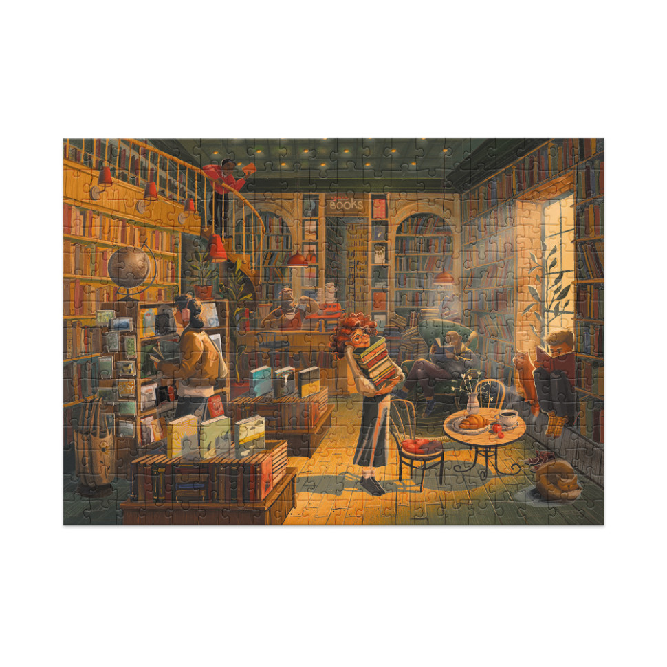 Пазл классический "Книжный магазин" 300602, 300 элементов — фото 5