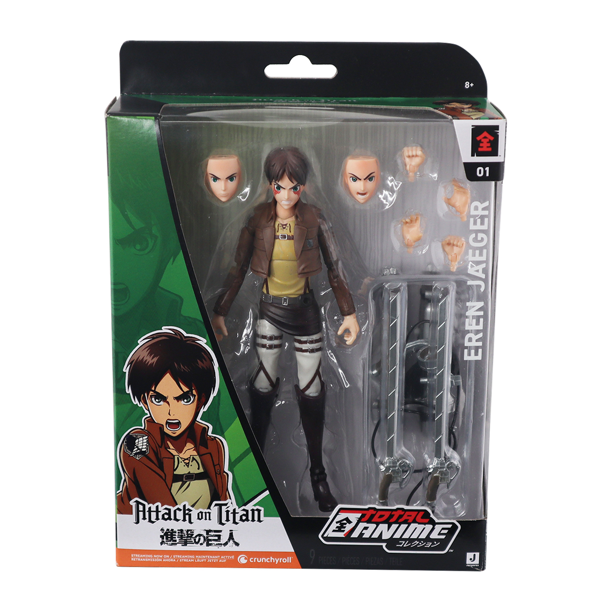 Игровая фигурка Total Anime серии "Атака титанов" W1 - Эрен (с аксесс.) — фото 5