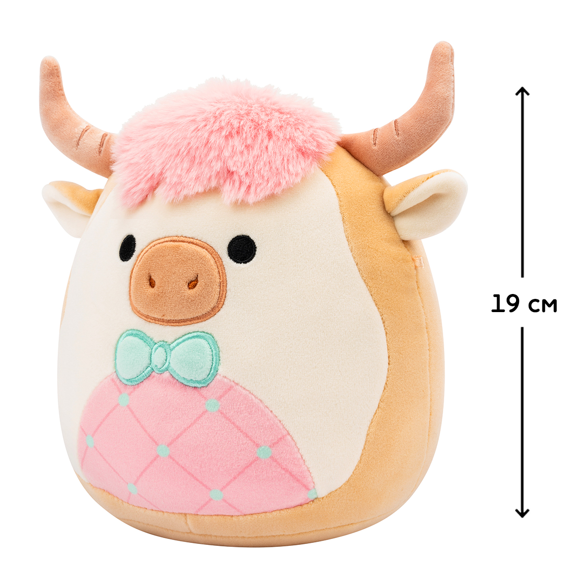 М'яка іграшка Squishmallows - Корівка Самсон (19 cm) — фото 2