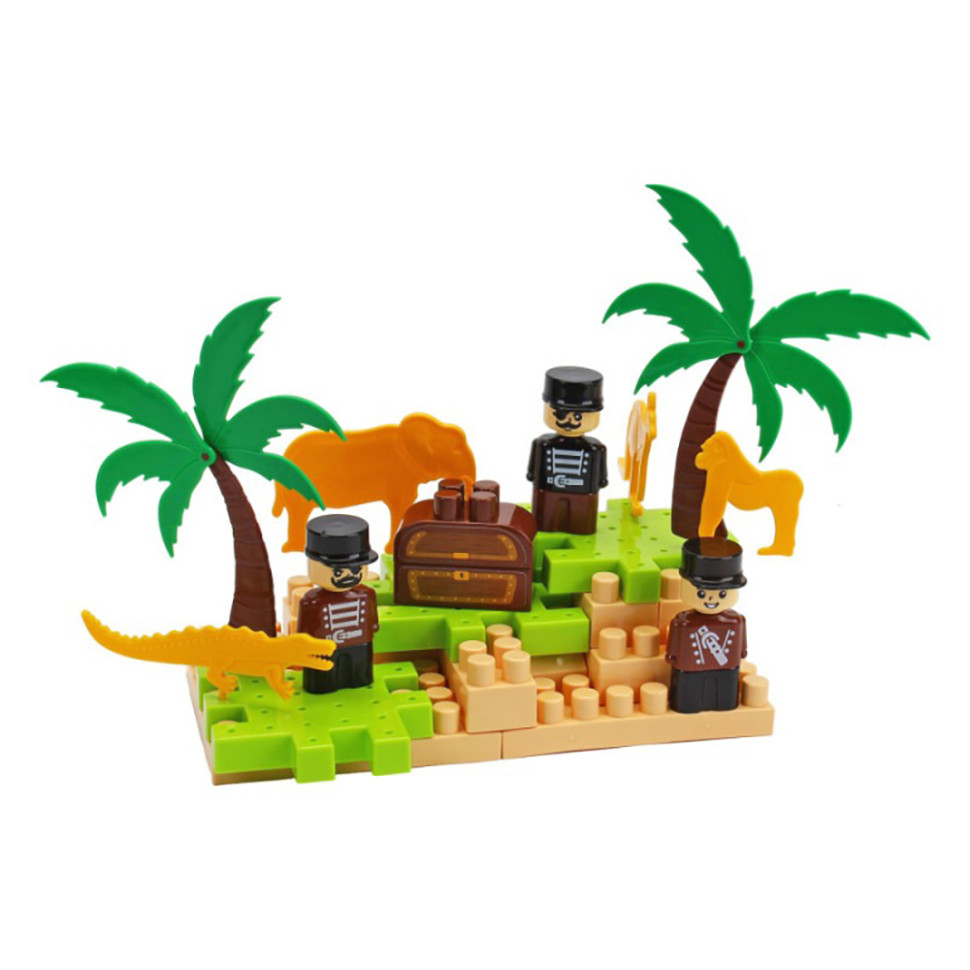 Детский развивающий конструктор "Pirate island" 2642TXK 170 деталей — фото 7