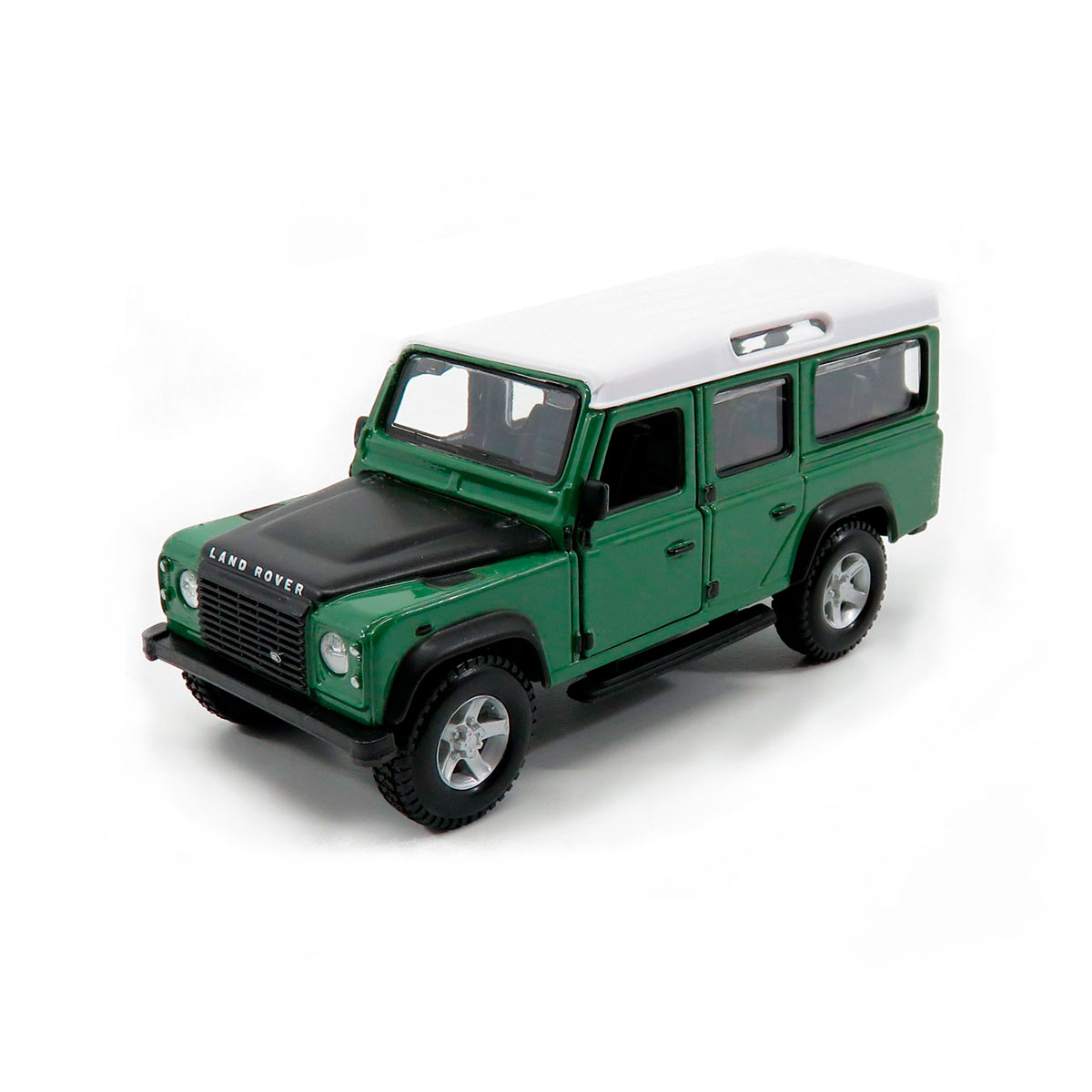 Автомодель - LAND Rover Defender 110 (асорті білий, помаранчевий металік 1:32) — фото 3