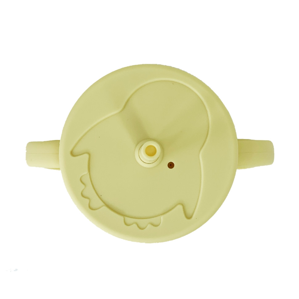Силіконова чашка-поїлка з кришкою MGZ-0302(Yellow) 200 мл — фото 5