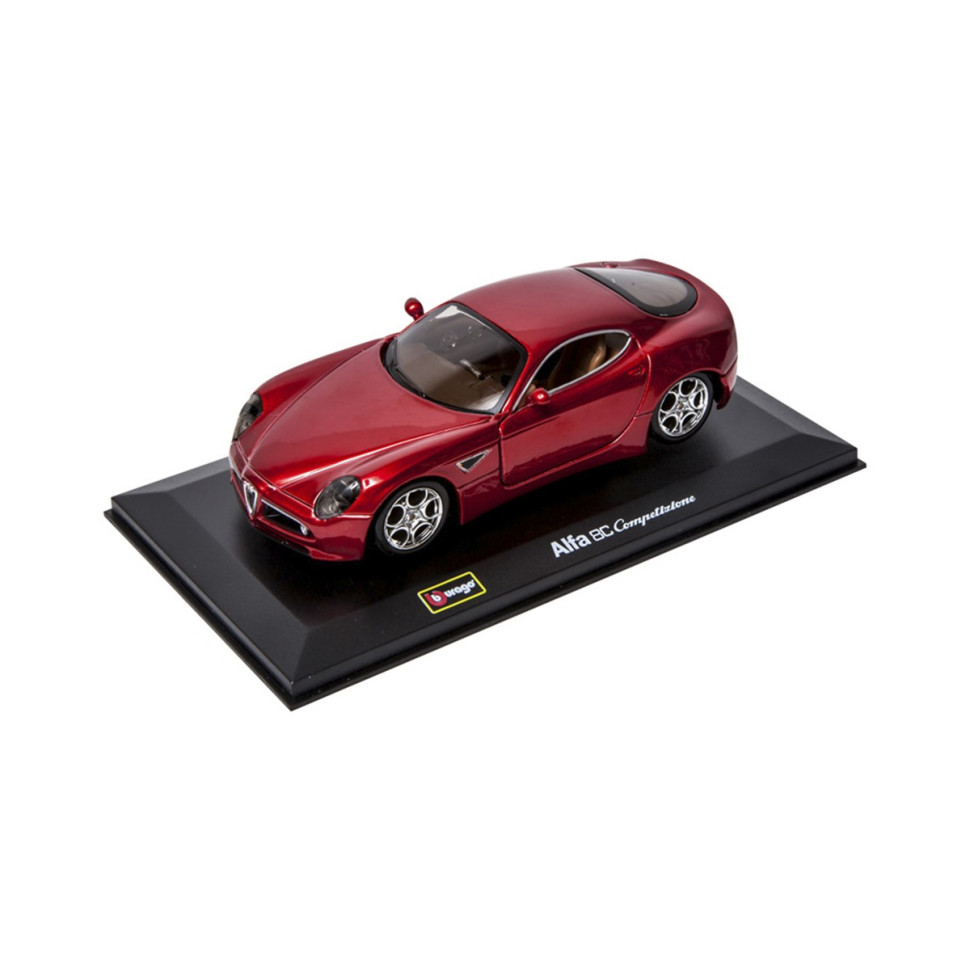Дитяча автомодель ALFA 8C COMPETIZIONE Bburago 18-43004 червоний металік, 1:32 — фото 2
