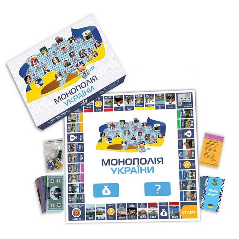 Настольная игра "Монополия Украины" PLR-0044 на украинском языке — фото 7