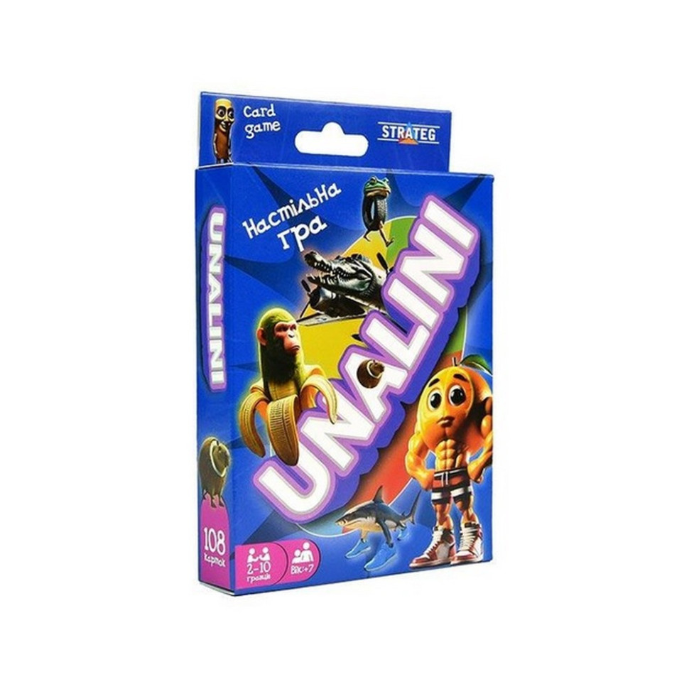 Карточная игра "Уналини" 30920, 108 игральных карт