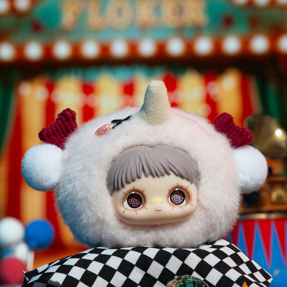 Колекційна м'яка іграшка з кільцем Шалений цирк Pop Top HC029 Hi TOY "серії MayMei" — фото 4