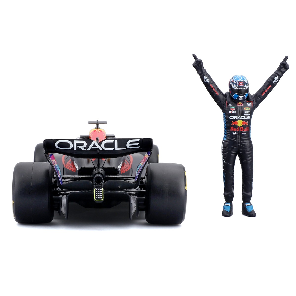 Автомодель з фігуркою – Oracle RED BULL Racing RB20 (2024) (1:24) — фото 5