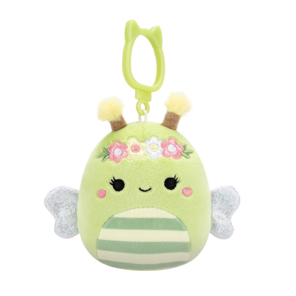 М'яка іграшка на кліпсі Бджілка Сібіл Squishmallows SQCP00460, 9 см