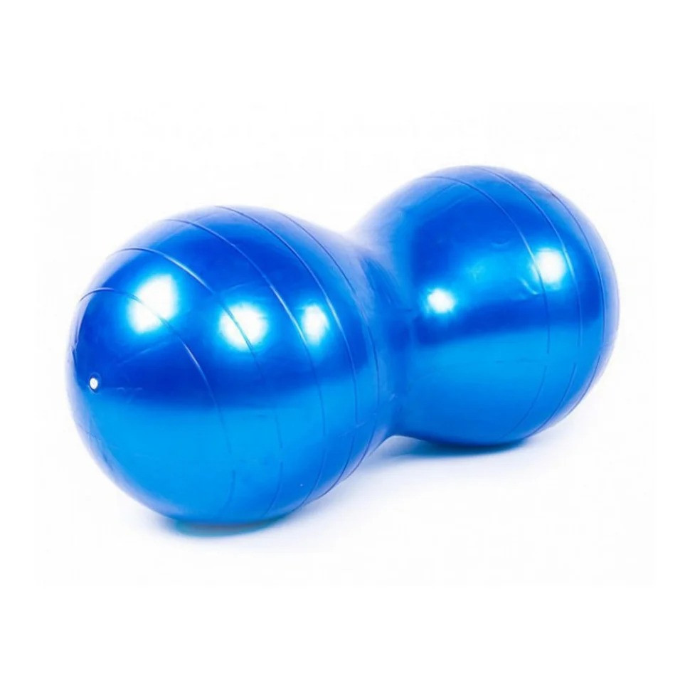 М'яч для фітнесу Peanut EF-3022-BL 45 х 90 см, синій