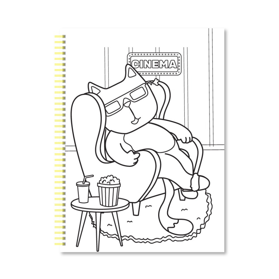 Дитяча розмальовка з олівцями "Coloring fun" НТ-39-03, 24 аркуши — фото 3