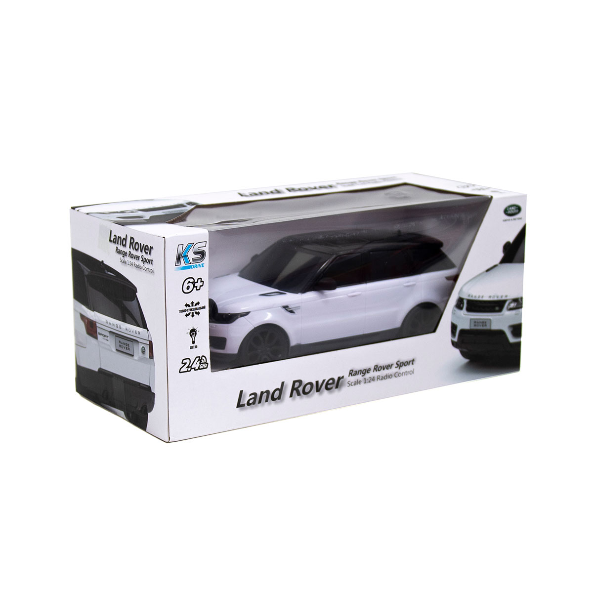 Автомобіль KS Drive на р/к - LAND Rover Range Rover Sport (1:24, 2.4Ghz, білий) — фото 2