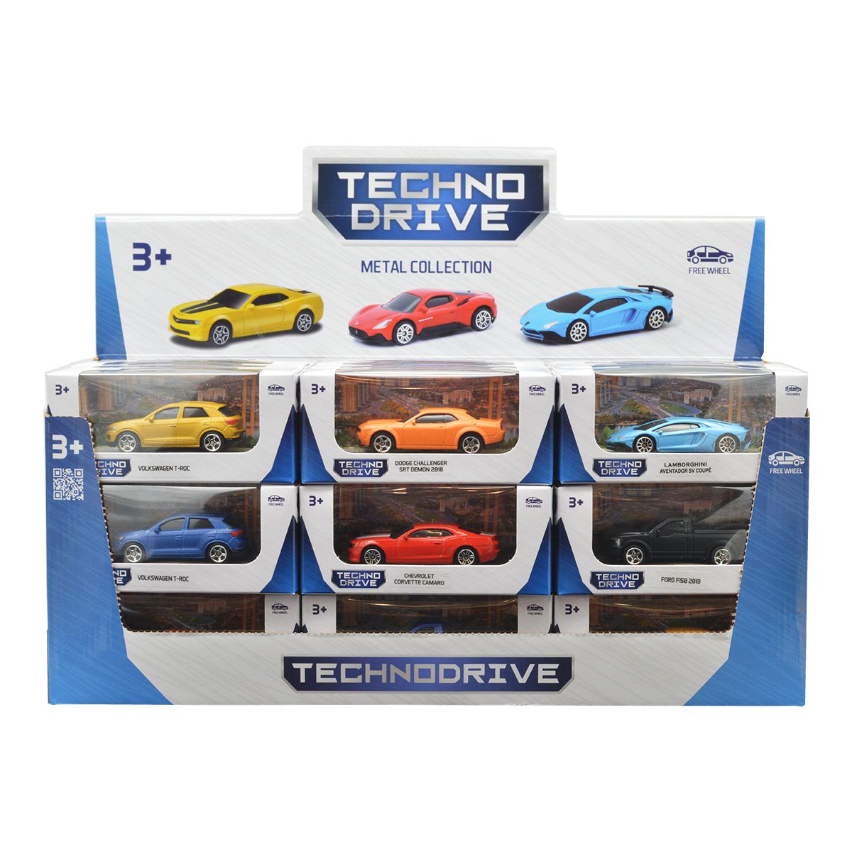 Автомодели - Мини-Модели в Дисплее (ассорти, ассорт. B, 1:64)