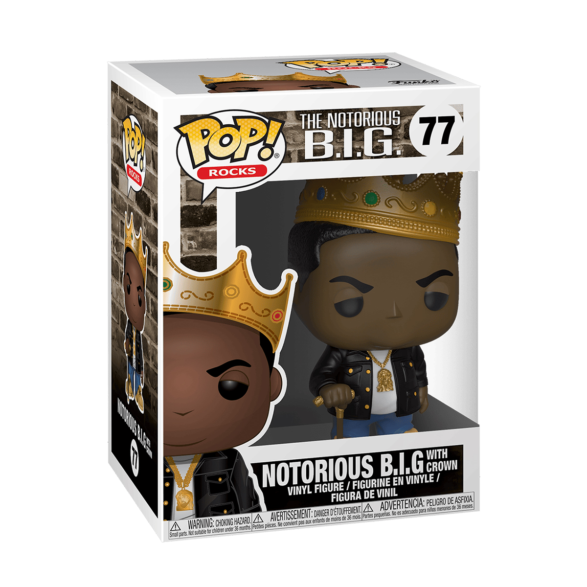 Игровая фигурка Funko POP! cерии "Music S5" Notorious B.I.G. Crown