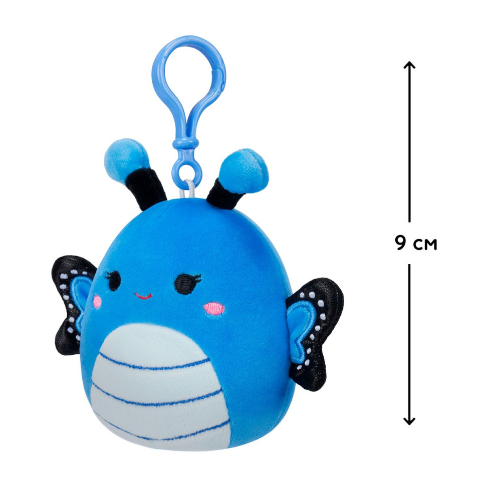 Мягкая игрушка на клипсе "Бабочка Вейверли" Squishmallows SQCP00220, 9 см — фото 7