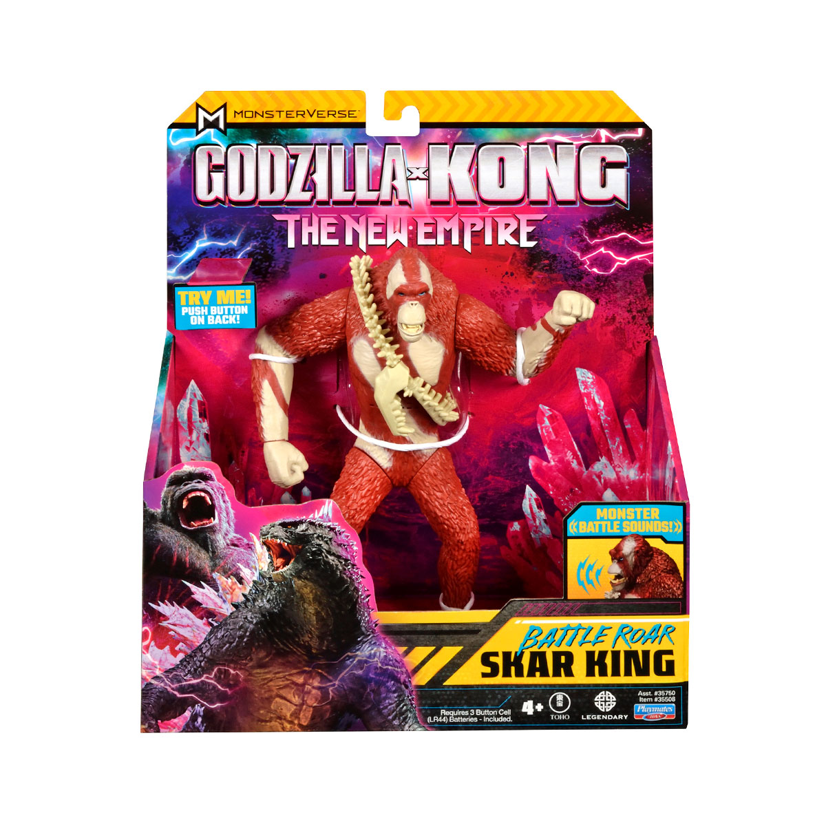 Фігурка Godzilla X Kong – Скар Кінг Готовий До Бою (18 cm, звук) — фото 5