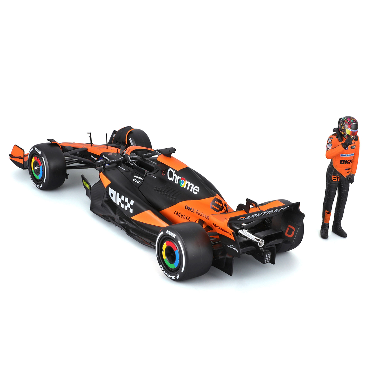 Автомодель з фігуркою - Mclaren MCL38 (1:24) — фото 12