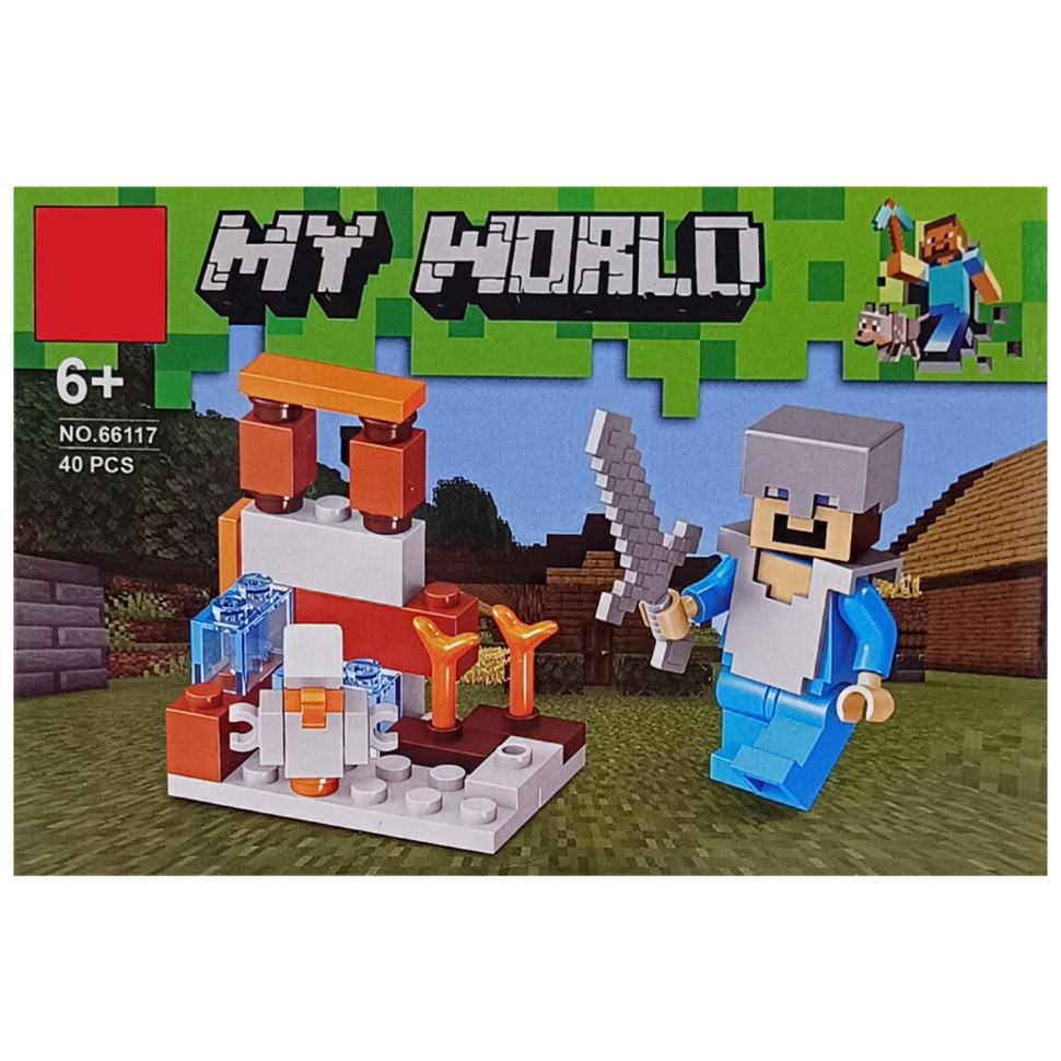 Конструктор дитячий "Minecraft" 66117-1, 39 деталей
