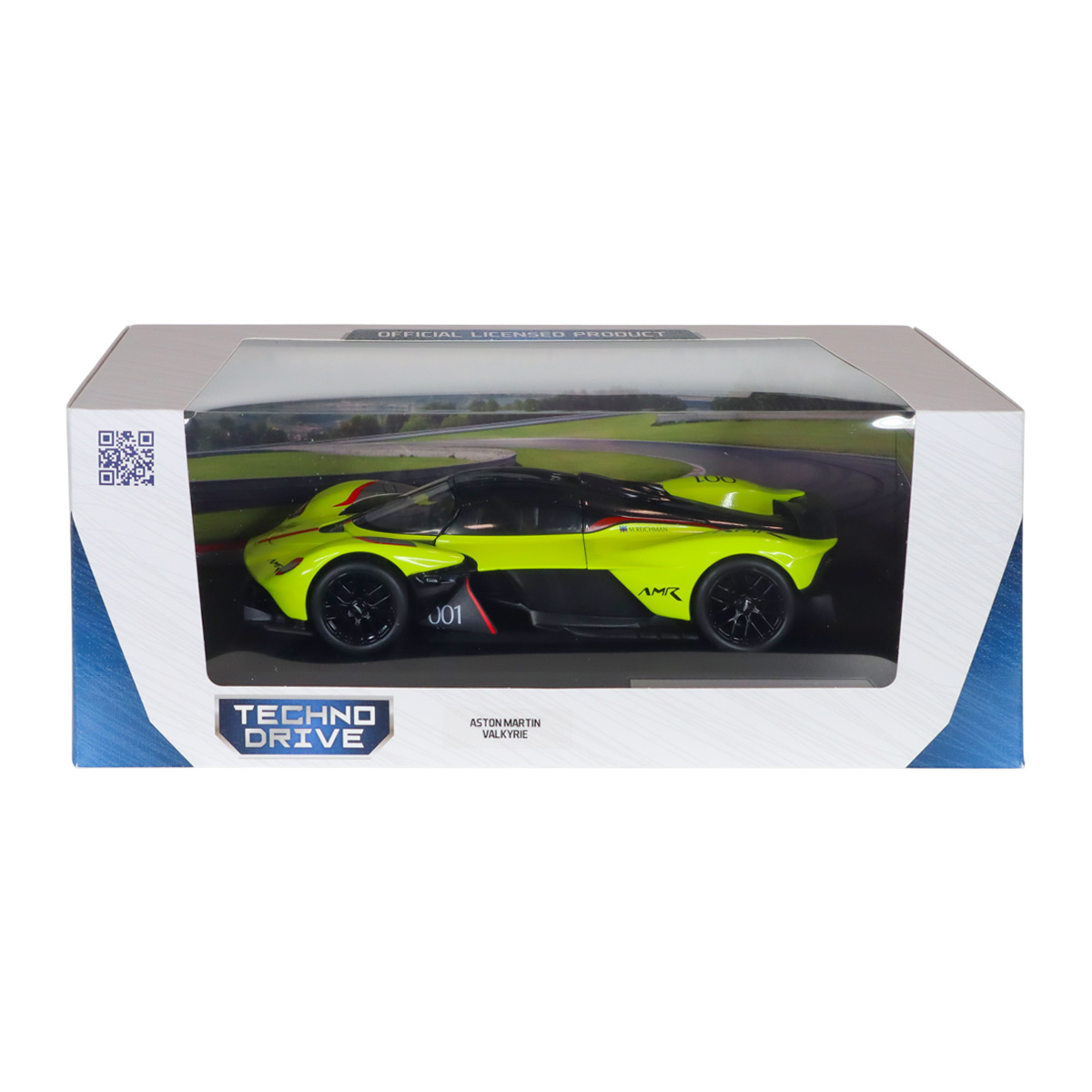 Автомодель - Aston Martin Valkyrie (жовтий, 1:18) — фото 6