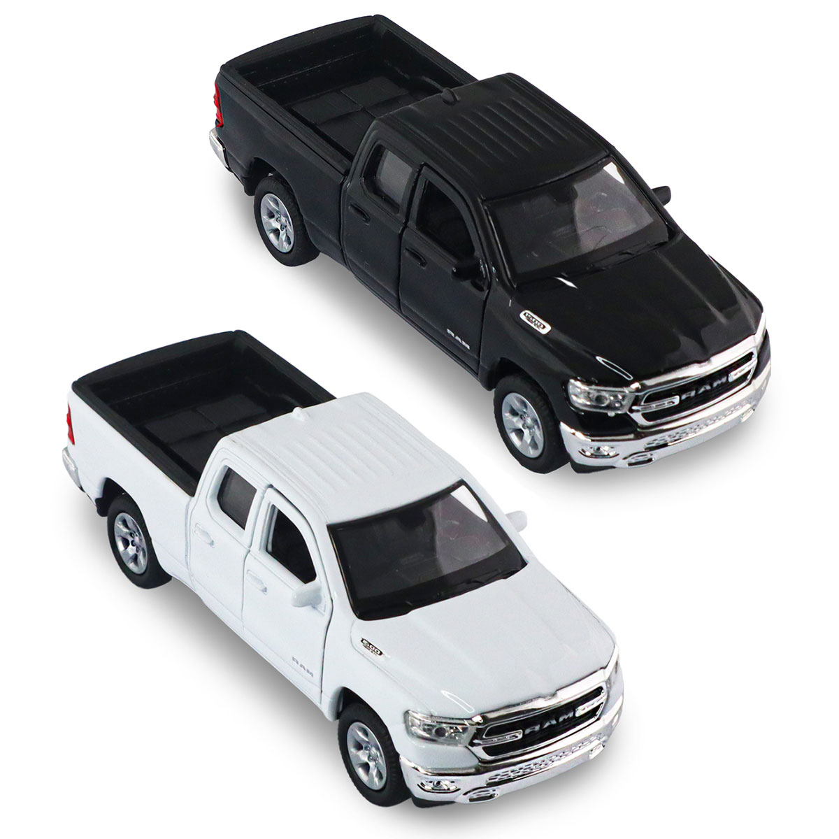 Автомодель - RAM 1500 2019 (білий, чорний) — фото 13