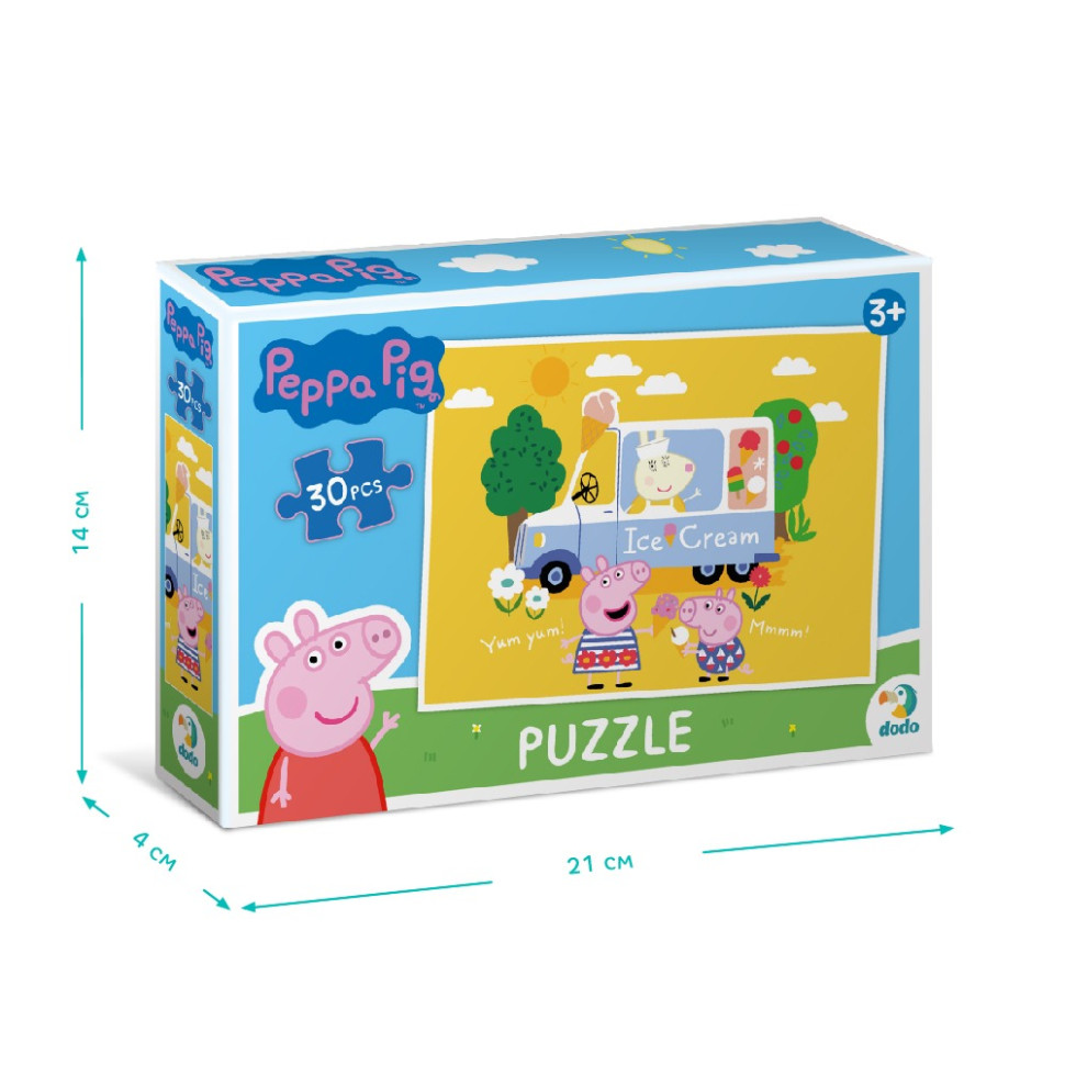 Детский пазл "Peppa Pig: Мороженое" 200300, 30 элементов — фото 5