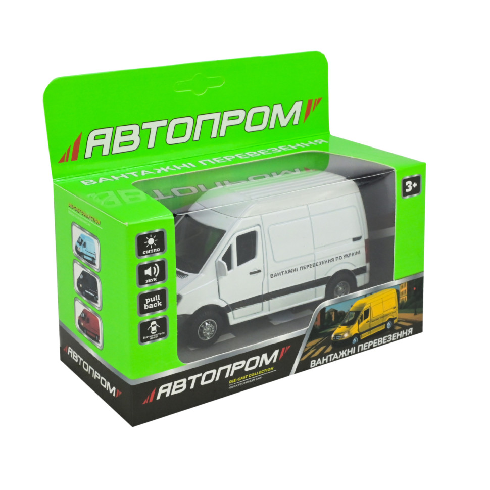 Инерционная машинка "Грузовые перевозки" AP7544ABCD(White) световые и звуковые эффекты — фото 2