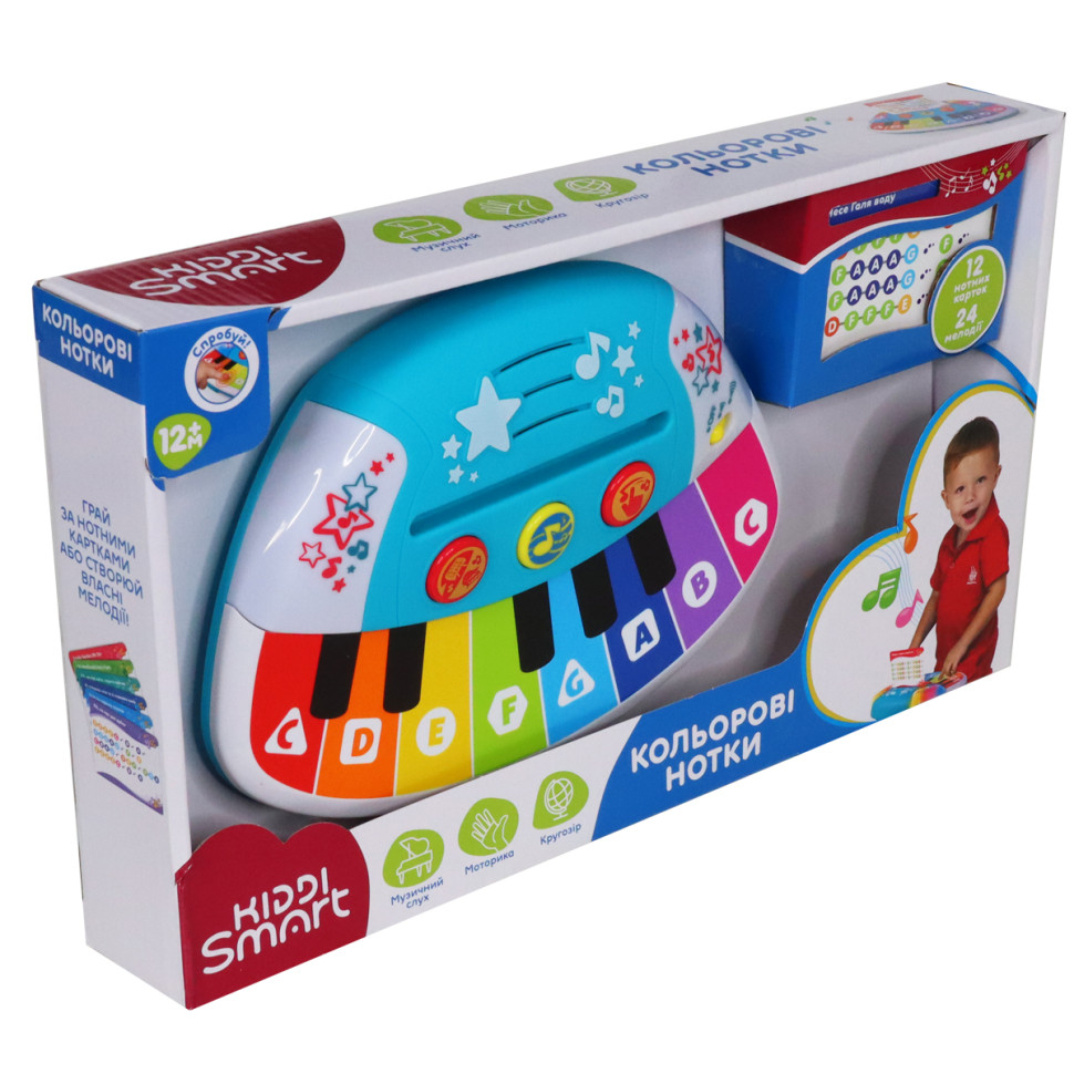 Детская музыкальная игрушка "Цветные ноты" KIDDI SMART 4514T-KS — фото 5