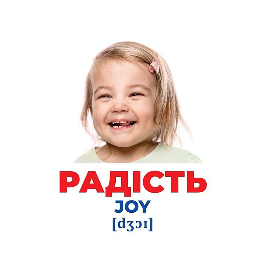 Набір розвиваючих карток Геній з пелюшок Емоції та почуття 10107208, 17 карток — фото 3