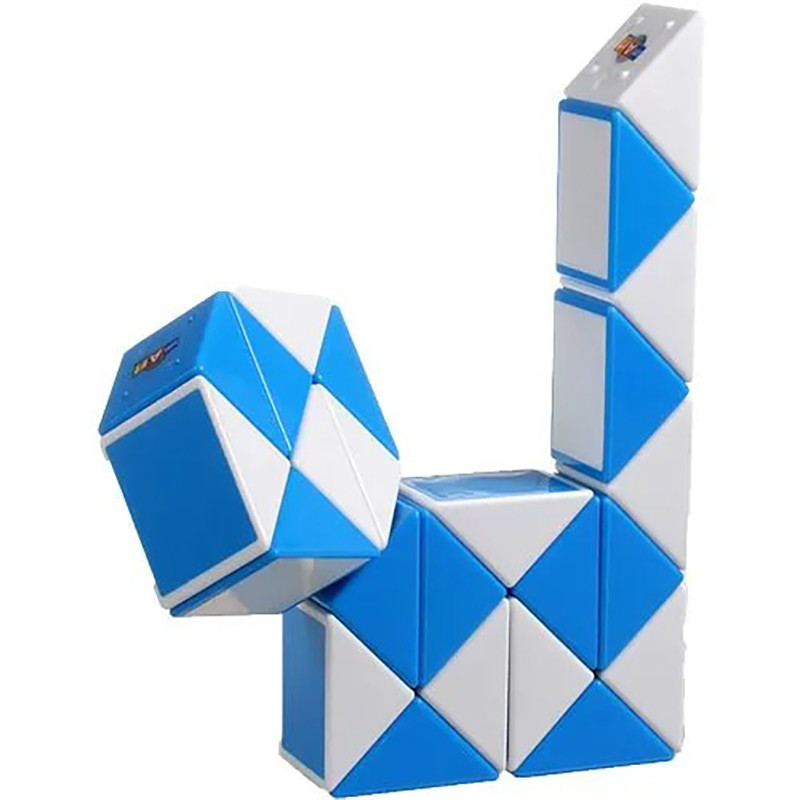 Змійка Рубіка Smart Cube біло-блакитна SCT401 у коробці — фото 5