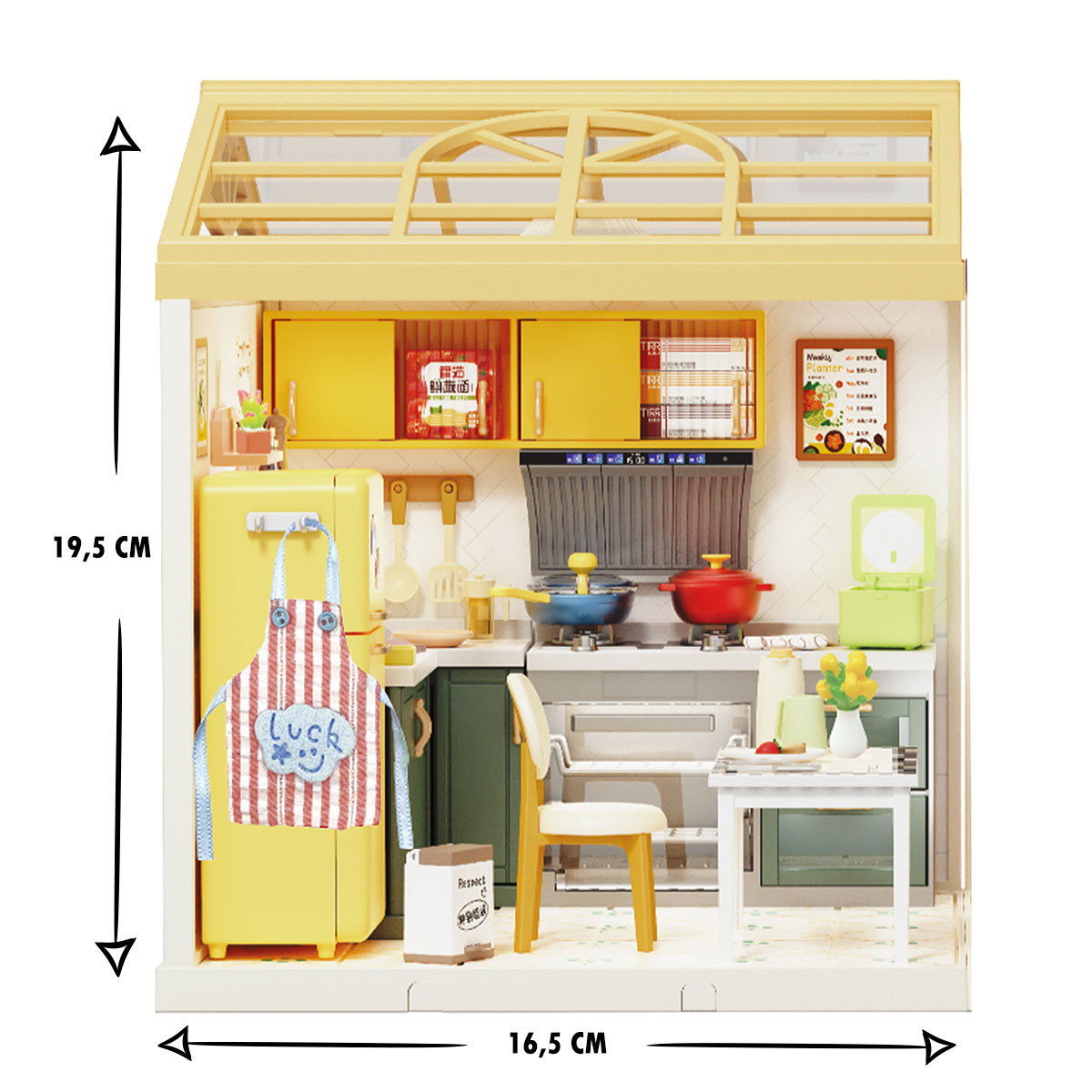 Конструктор-румбокс Mini House серії "Інтер'єр" – Кухня (світло) — фото 4