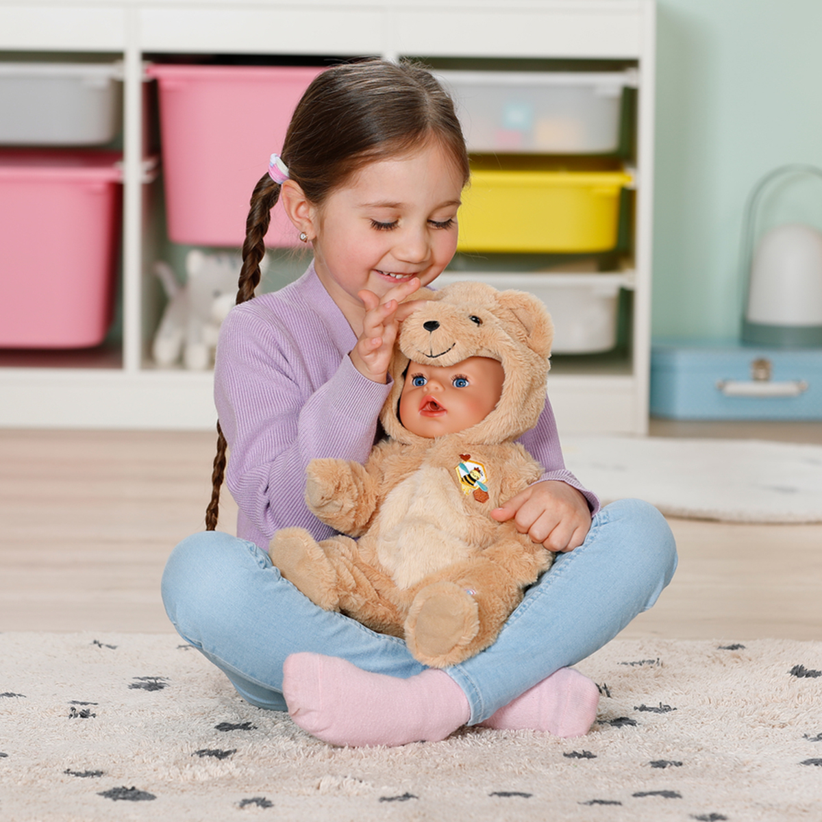 Кукла BABY born – Эмма в Костюме Мишки (43 cm, с аксессуарами) — фото 9