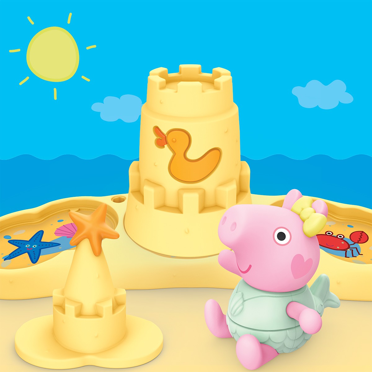 Ігровий набір Peppa Figurines – Три Маленькі Свинки На Пляжі — фото 7