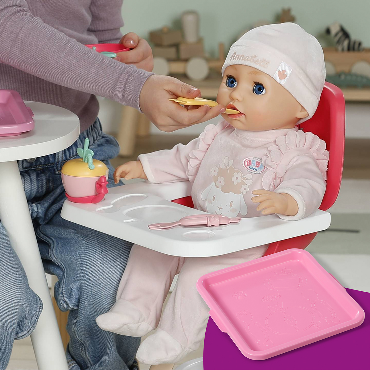 Набір посуду для ляльки BABY born серії "Click and Play" – Миле Годування — фото 5